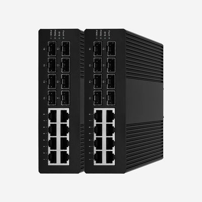 8 RJ45 Ports Industrial Layer 2+ Managed Gigabit Switch With Web/SNMP/CLI Management
