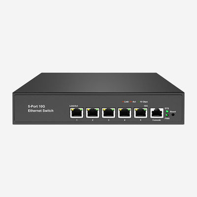 5 10G Adaptive RJ45 Seamless Connectivity 10gb Layer 3 Switch With QoS / VLAN Support