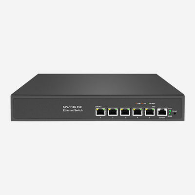 Vitesse de transfert de données avec commutateur Ethernet PoE de 10 Go Sécurité SSH, 5 ports RJ45 de 10 Gbps