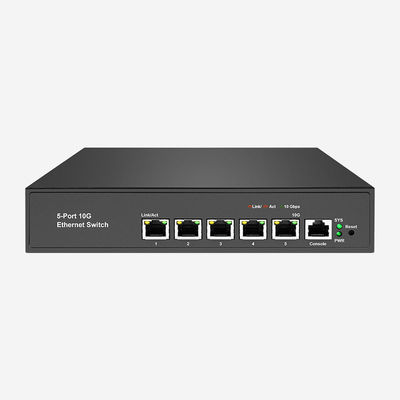 5 10G Adaptive RJ45 Connectivité transparente 10GB Couche 3 Commutateur avec support QoS / VLAN