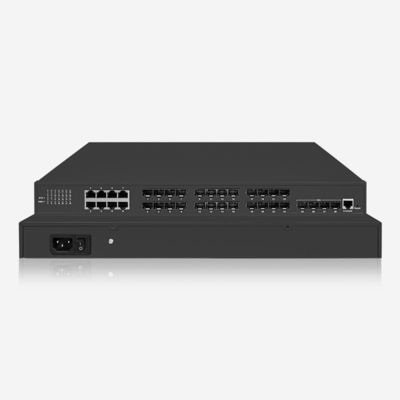 4 SFP+ 10GB Couche 3 Commutateur avec 16 ports SFP 1 Gbps et 8 ports combinés 1 Gbps pour l'environnement des affaires